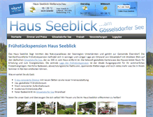 Tablet Screenshot of hausseeblick.com
